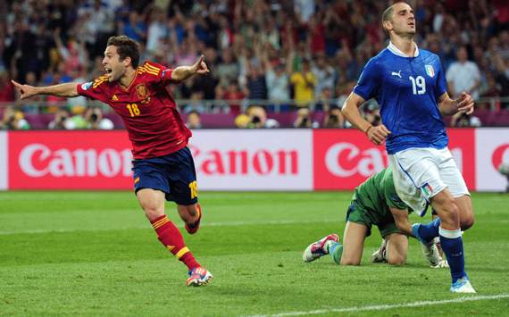 Jordi Alba nâng tỉ số lên 2-0 cho Tây Ban Nha